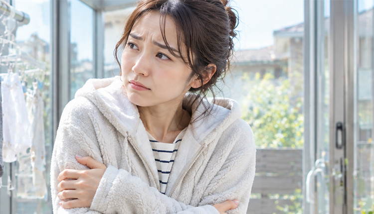 冬が思ったより寒い