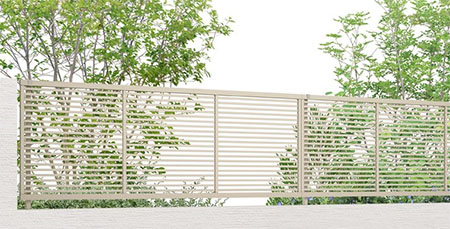 フェンスAB　YR1型（横格子）