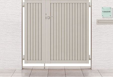 開き門扉AB　TM1型　親子仕様