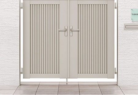 開き門扉AB　TM2型　両開き