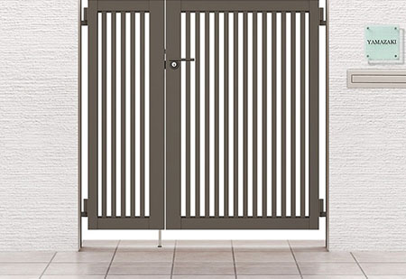 開き門扉AB　TR3型　親子仕様