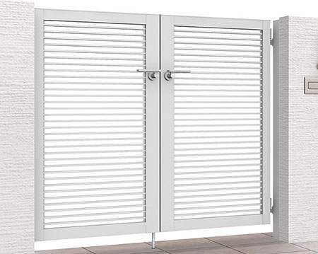 開き門扉AB　YR2型　両開き