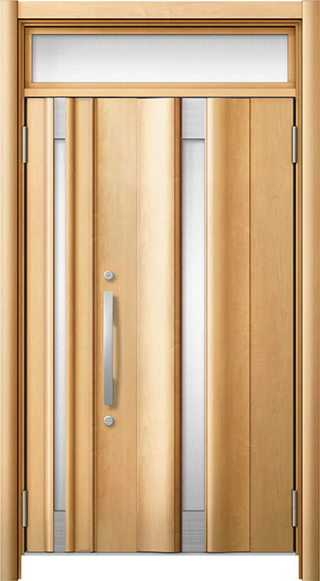 リシェント玄関ドア3（親子開12N型ランマあり）