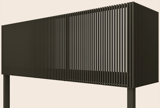 ビューステージ Hスタイル 柱建て式 パネル 関東間 2.0間(3640mm) 3尺
