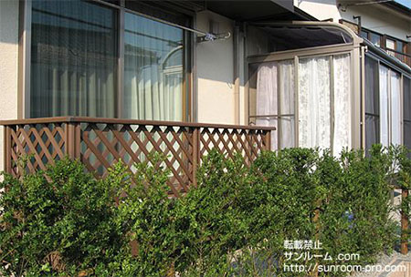 サンルームは我が家の住人(猫2匹）の住まいです