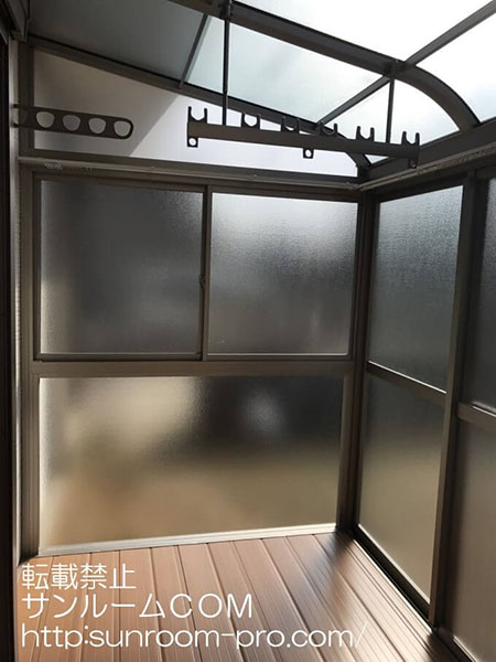 お陰様で、洗濯物を干すのも快適です。