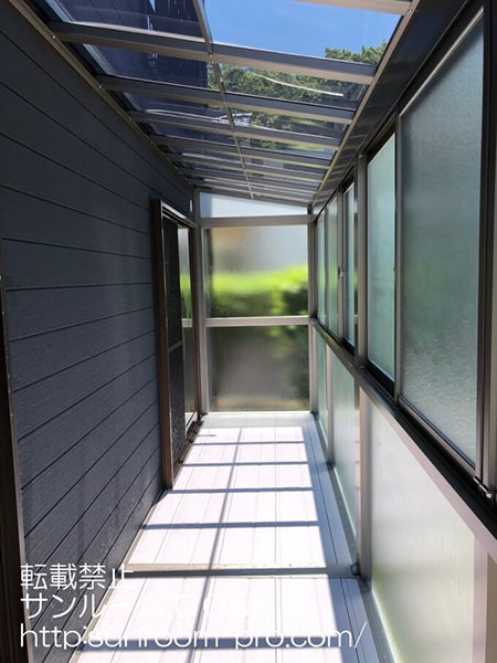 窓は安全上、開きを上部のみにして良かったと思います。