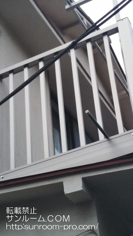 バルコニーもデッキの部分もキレイになり安心して使えます。