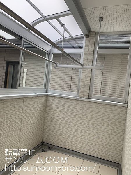 雨でも洗濯ができて満足です。