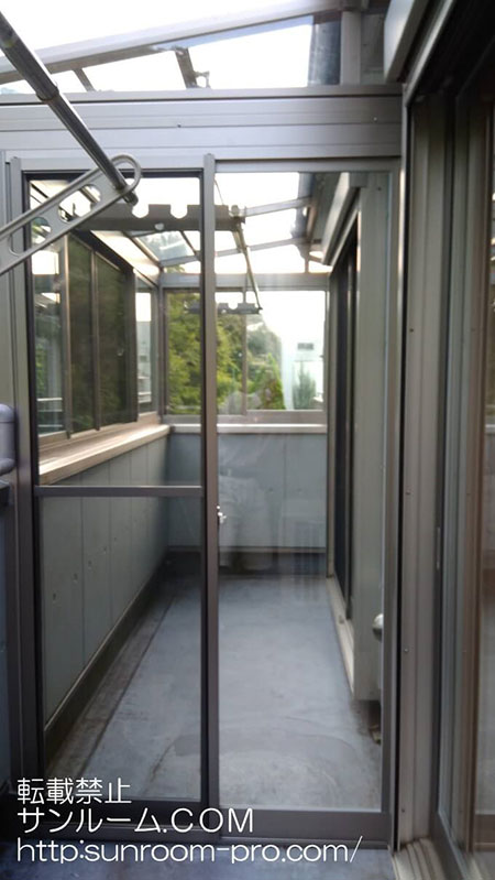 大変満足のいくサンルームが設置できました。