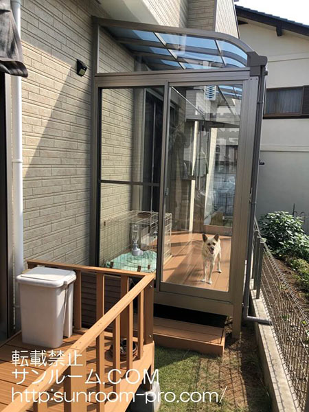 小さい庭にサンルームは増築できる？ - サンルーム.COM