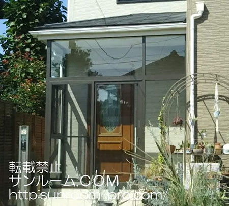 希望通りの風除室が完成しました。快適に過ごせます。