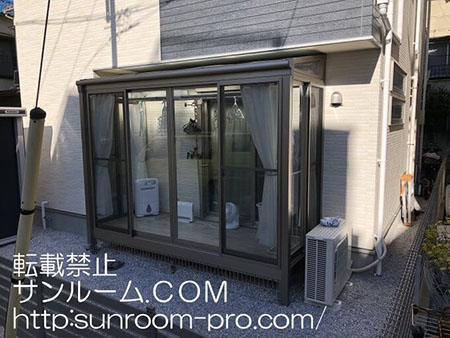 満足できる憧れのサンルームが完成致しました！