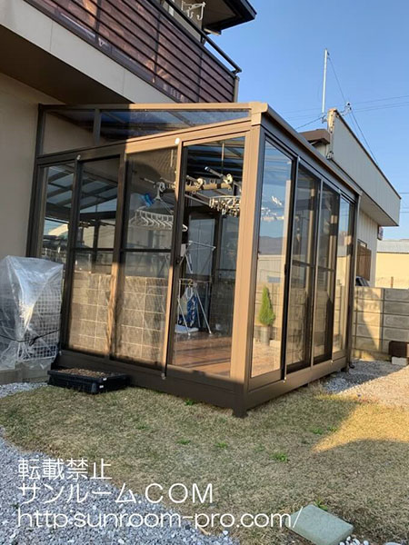 洗濯物も安心して干す事が出来ます。