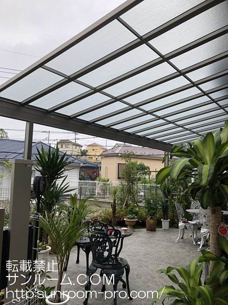 希望通りのテラスになり、大変嬉しく思っております。