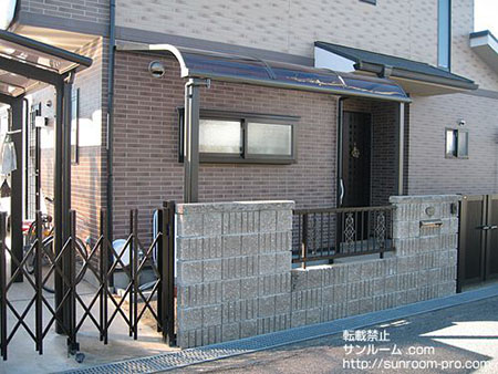 サンルームとテラスの工事が、とっても早く完成してビックリ！