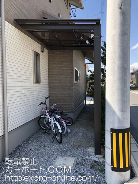 良い自転車置場が出来ました。