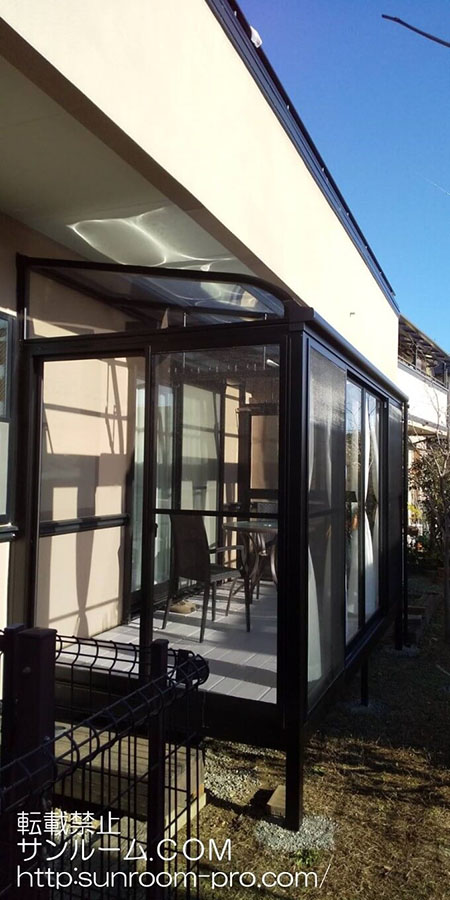 サンルームを作って良かったと思っています。