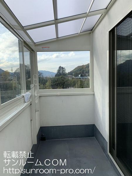 サンルーム.COMさんを選んで良かったです。