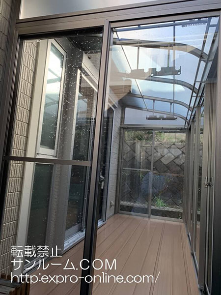 家に居ながらも外にいるような開放感が得られました。