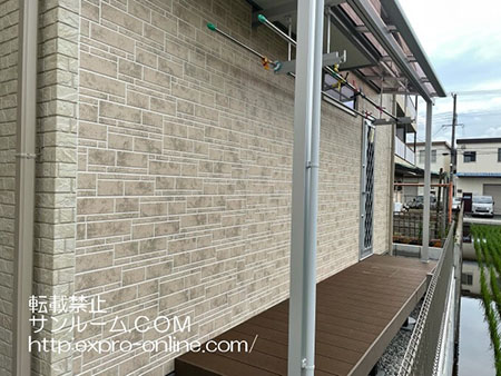 素敵なバルコニーを作ってもらい大満足です。