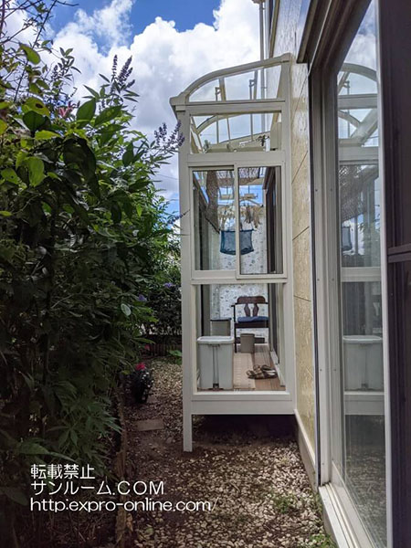 突然の雨に洗濯物の心配が無くなり、ストレスフリーです。