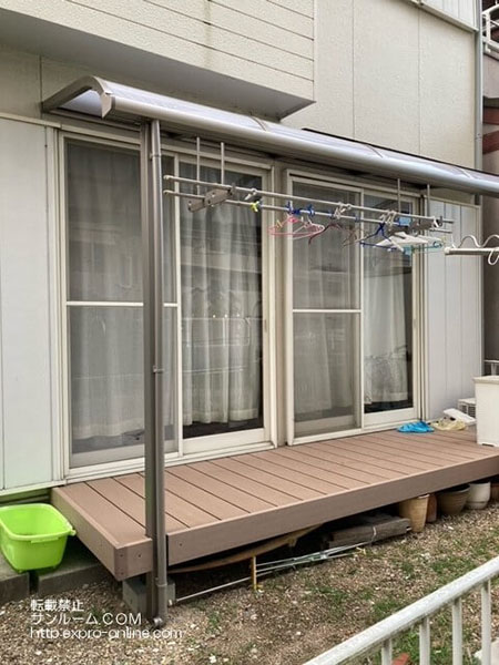 サンルームのデザインが家とマッチしており、非常に気に入っています。