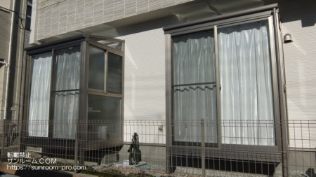 リビングが明るくなり、かつ物凄く温かく冬場には重宝しそうです。