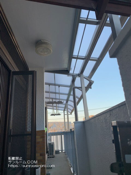 洗濯物も多く干せるようになりましたし、目隠しにもなり大変満足しています。　