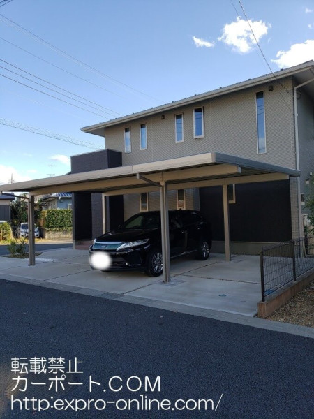 想像通りの素敵なカーポードができました。