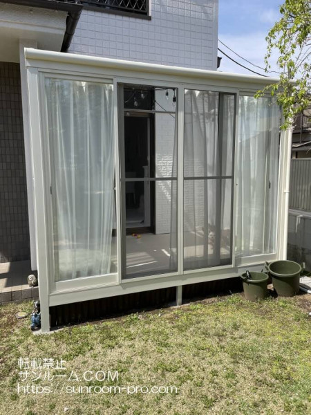 柱を入れ込む感じで心配しましたが、綺麗に施工していただけました。