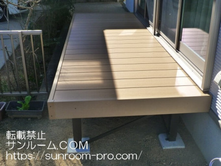 ウッドデッキの施工について