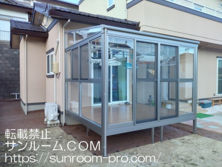 やはりテラス囲いはいいですね。