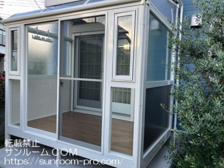 イメージ通りのサンルームが出来大変満足しております。
