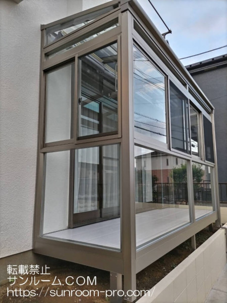 希望していたサンルームができた