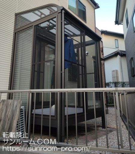 念願のテラス囲い