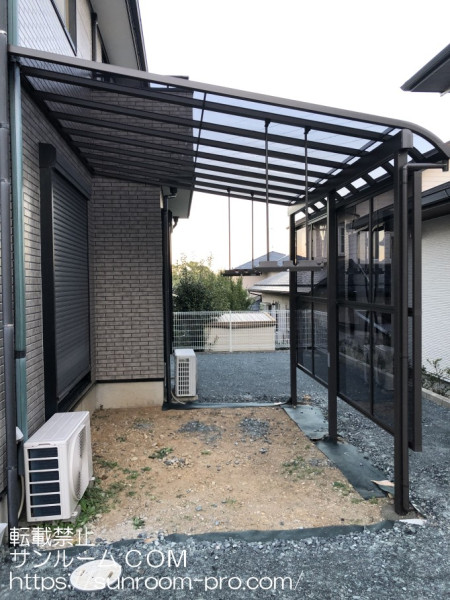 テラス施工の件