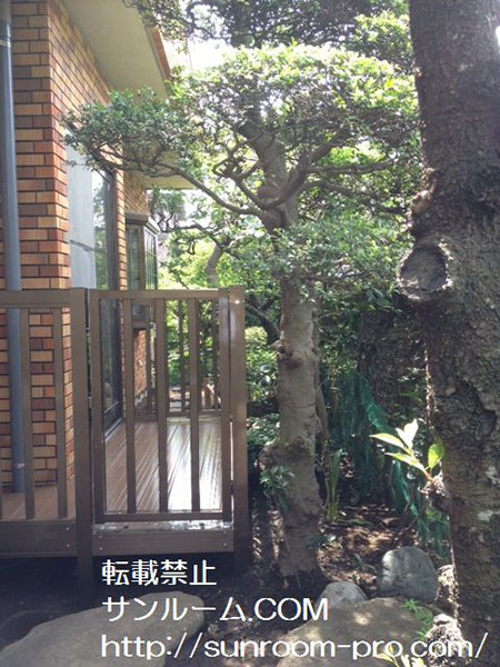 要介護の母の、庭を眺めたいとの希望を叶える為