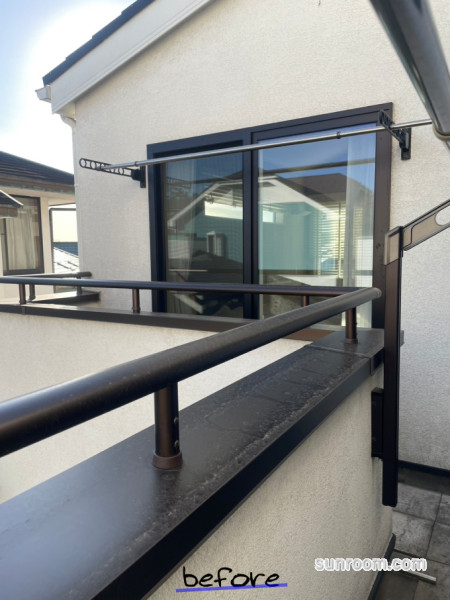 洗濯物干し場ができて部屋の中がすっきりしました