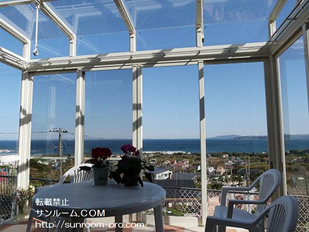 今回施工して頂いたサンルームとても満足しています。