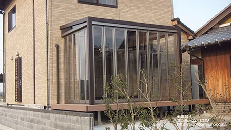 満足のいくサンルームが出来ました!