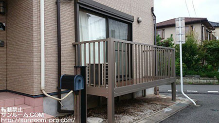 お陰さまで立派すぎるバルコニーが出来ました!