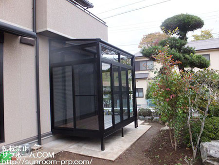 満足できるサンルームができ家族一同喜んでおります！