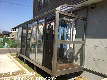 洗濯物も安心して干せるようになりました。