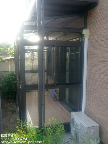 思い切ってサンルームを付けて正解でした!