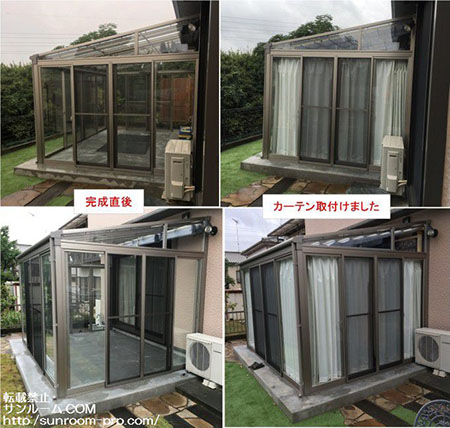 残念な点もありましたが、念願のサンルームを設置しました!