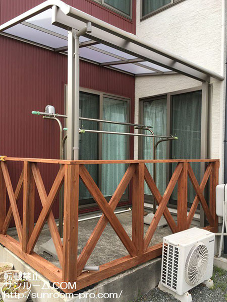 雨の日も気にせずに洗濯が干せますので大変助かってます。