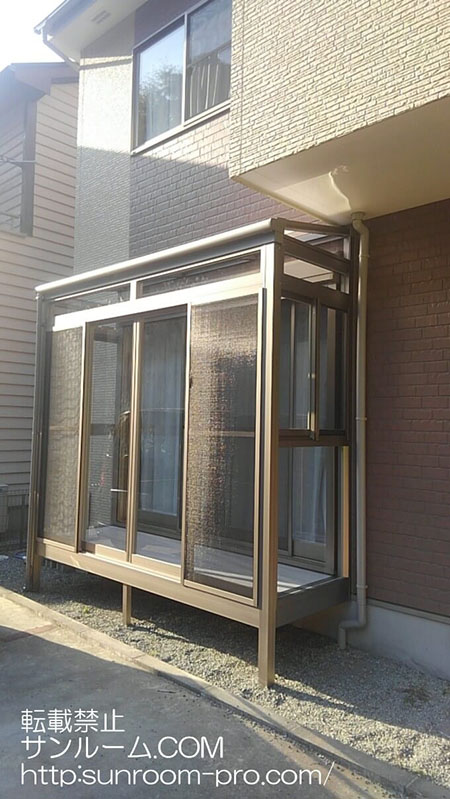 サンルームのおかげで快適に暮らせそうです。