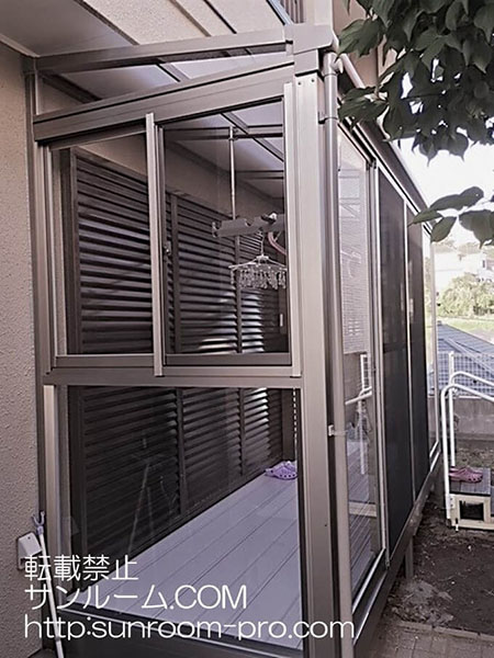 母は「洗濯物が干しやすくなった」「冬は植木鉢を置ける」と大変喜んでいます。