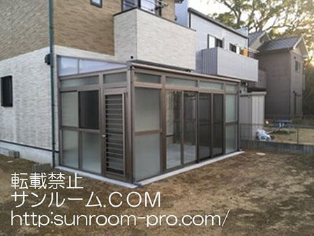 最高のサンルームを完成させることができ満足しています。